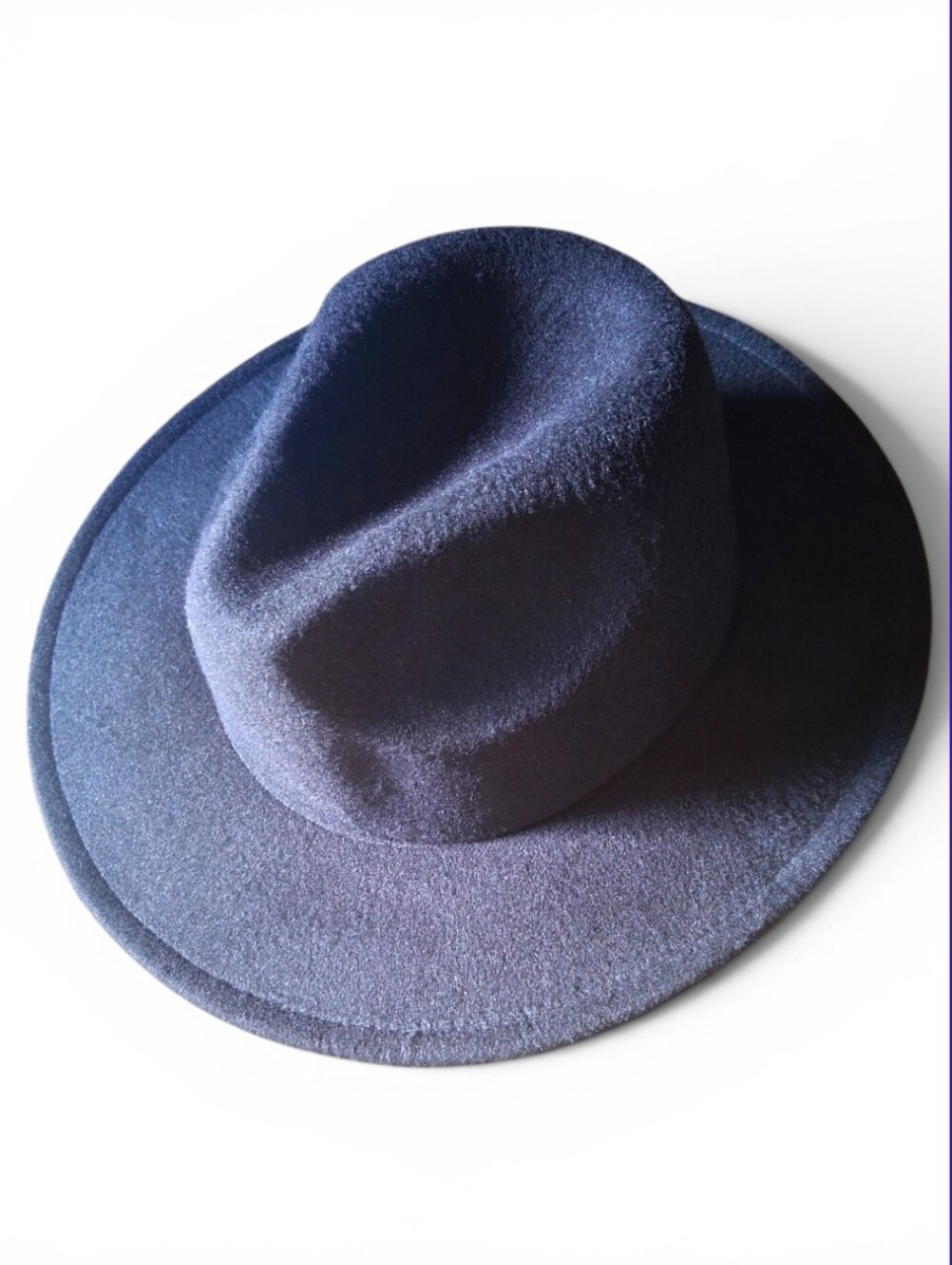 Universal Thread Classic Black Fedora Wide Brim Hat - Picture 4 of 9